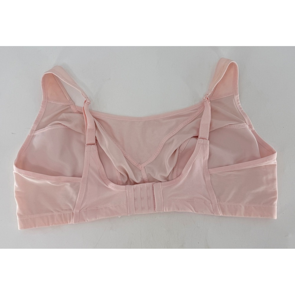 Playtex US4221 48D Light Pink Wireless Smoothing Full Coverage Bra Comfort - Picture 2 of 7